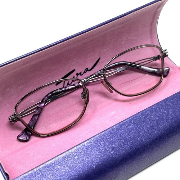 Tura Eyeglasses Frame R 131 Lilac Discontinued Frame 49 [] 16 130 - Picture 12 of 13